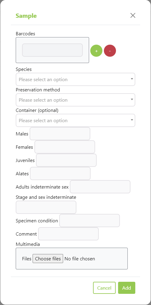 Create a Sample